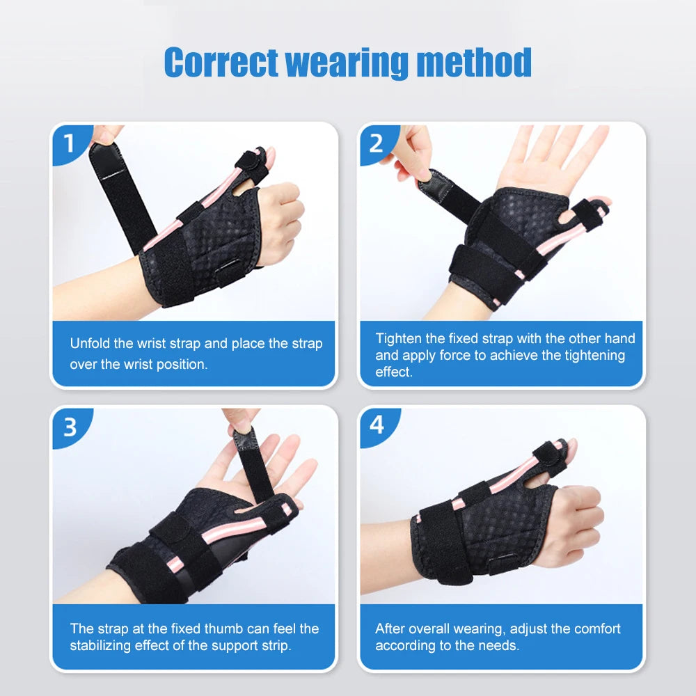 1PCS Thumb Brace for Right & Left Hand,Reversible Thumb Splint for Arthritis Pain,Thumb Stabilizer for Sprains,Tendonitis Relief