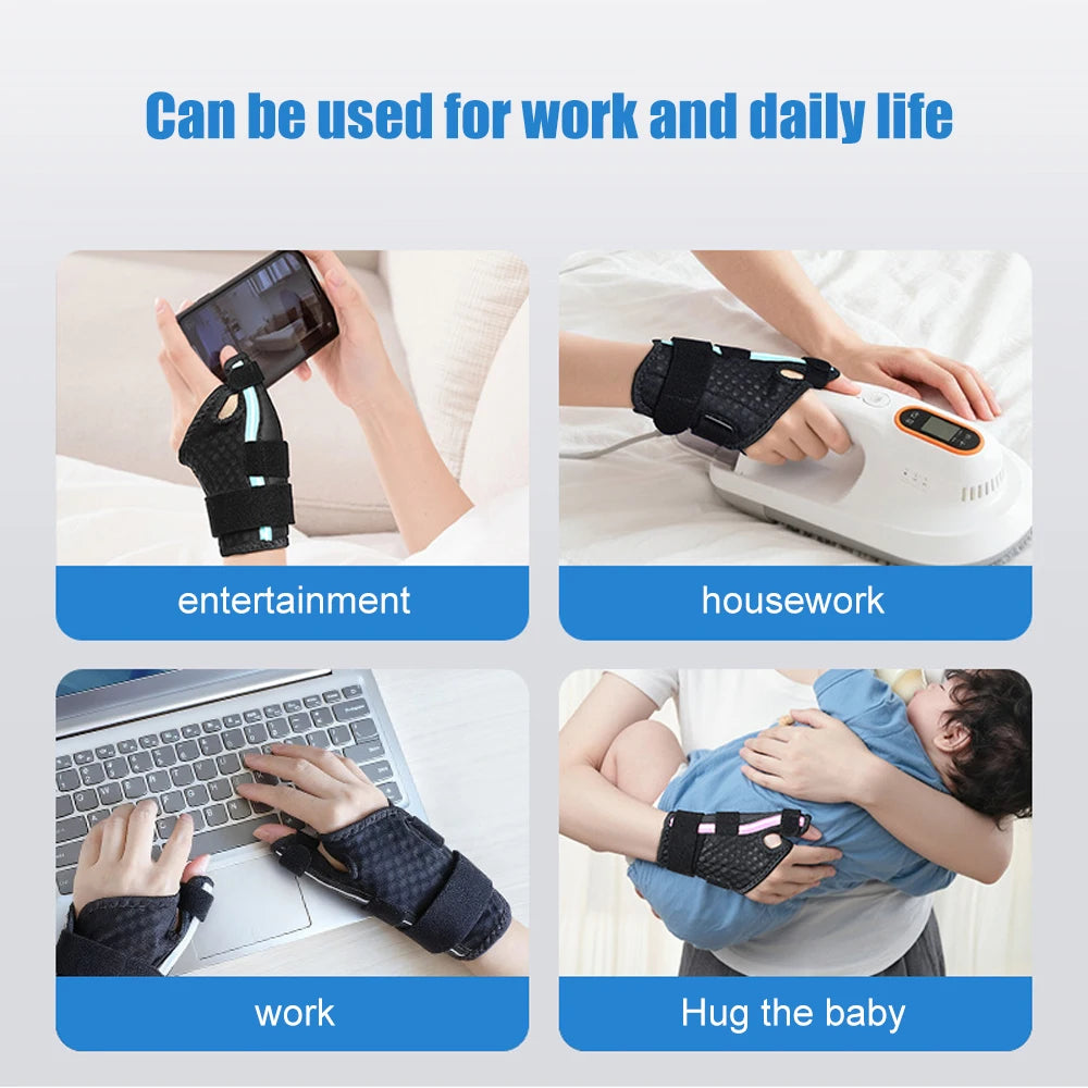 1PCS Thumb Brace for Right & Left Hand,Reversible Thumb Splint for Arthritis Pain,Thumb Stabilizer for Sprains,Tendonitis Relief