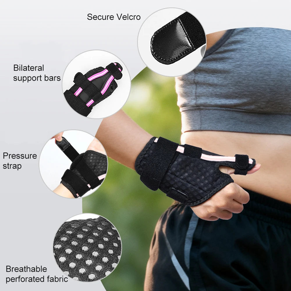 1PCS Thumb Brace for Right & Left Hand,Reversible Thumb Splint for Arthritis Pain,Thumb Stabilizer for Sprains,Tendonitis Relief